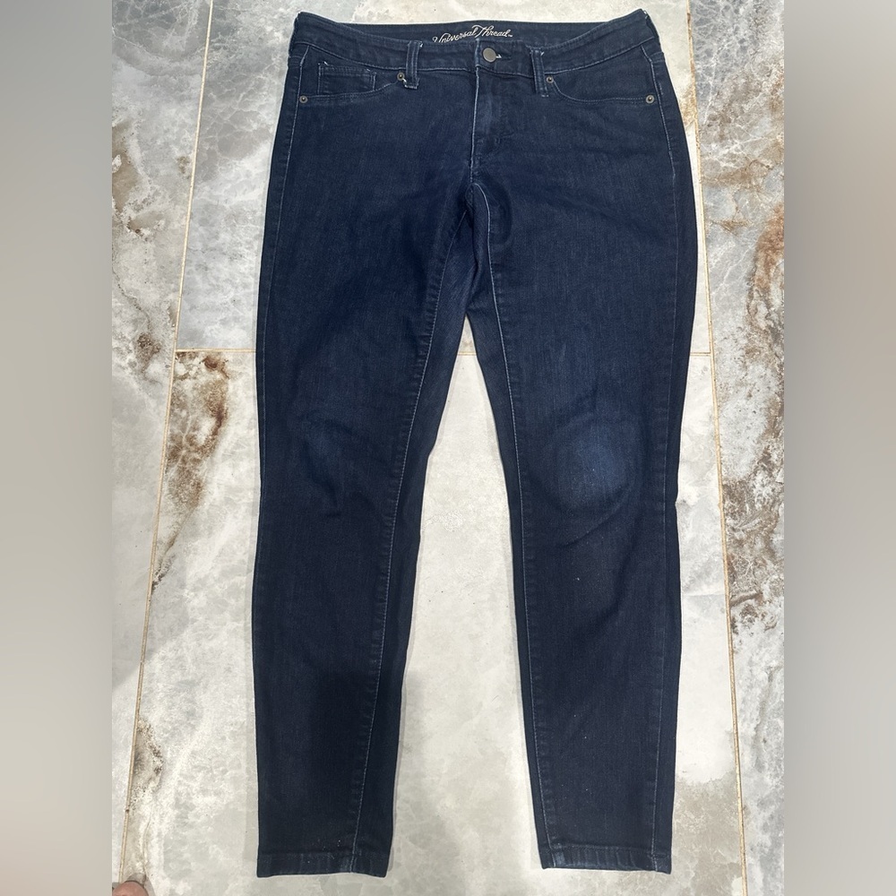 Universal Thread - Women's Mid-Rise 80's Slim Fit Jeans - Universal T Dark Blue